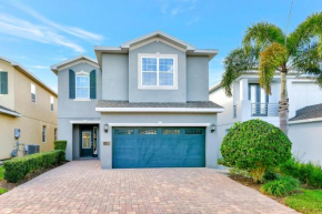 Attractive Home with Theme room, Game Room and Private Pool with Water Park Access By Rentyl Resorts - 300P